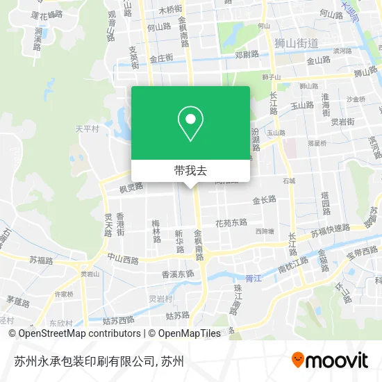 苏州永承包装印刷有限公司地图