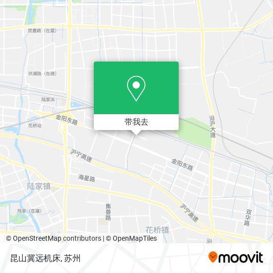昆山冀远机床地图