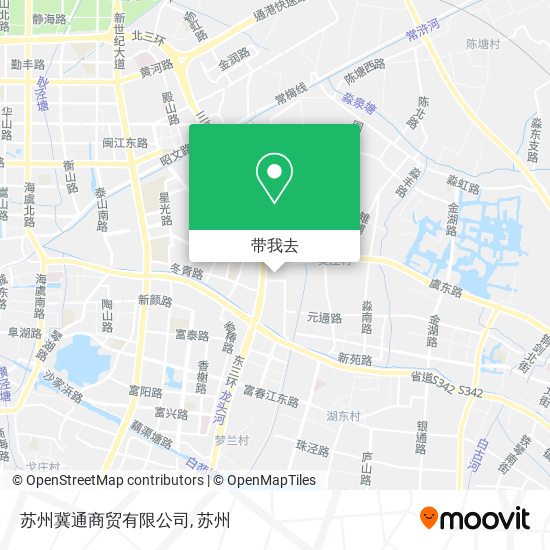 苏州冀通商贸有限公司地图