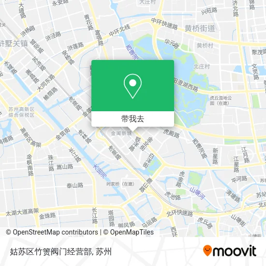 姑苏区竹箦阀门经营部地图