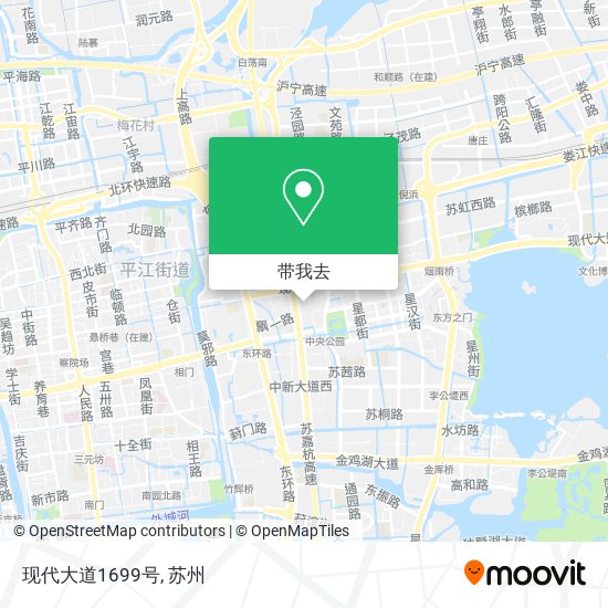 现代大道1699号地图