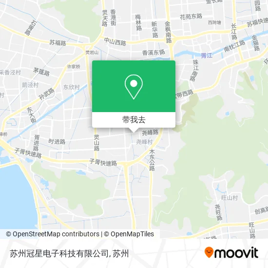 苏州冠星电子科技有限公司地图