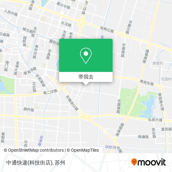 中通快递(科技街店)地图