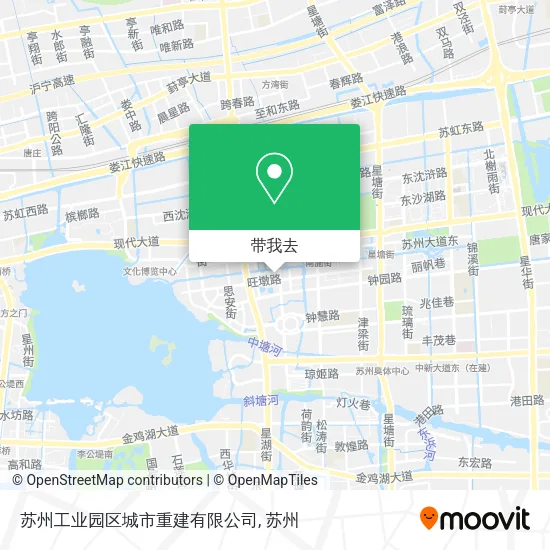 苏州工业园区城市重建有限公司地图
