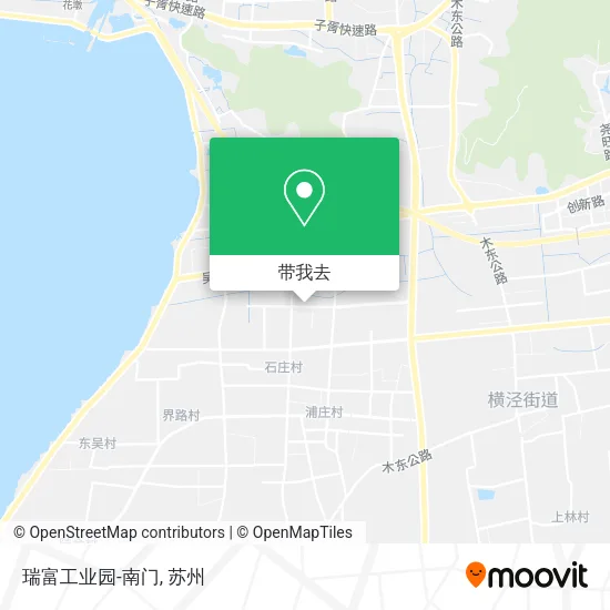 瑞富工业园-南门地图