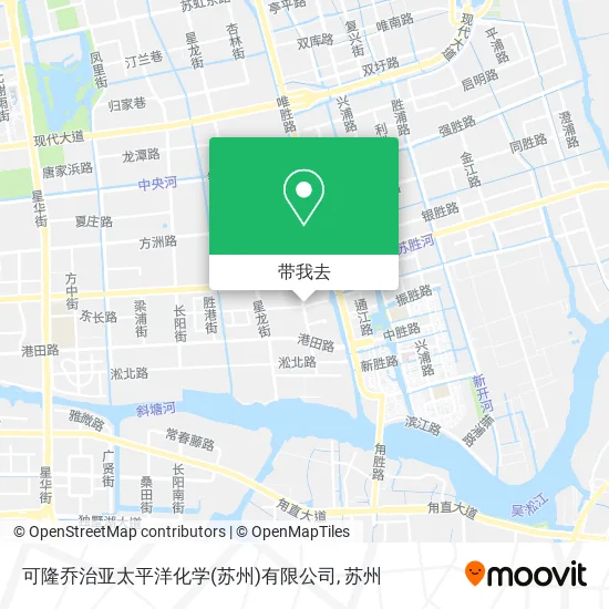 可隆乔治亚太平洋化学(苏州)有限公司地图