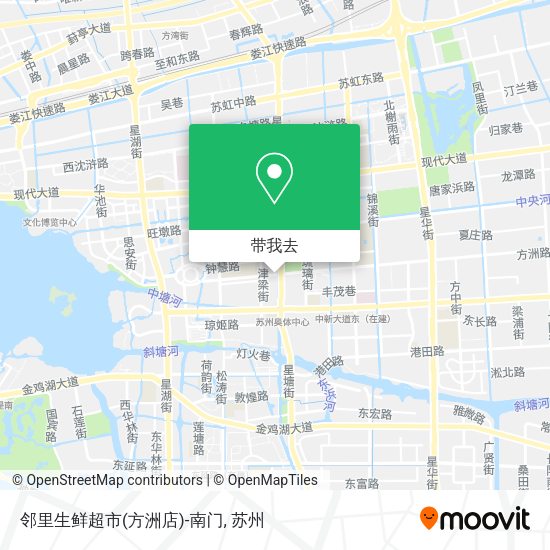 邻里生鲜超市(方洲店)-南门地图