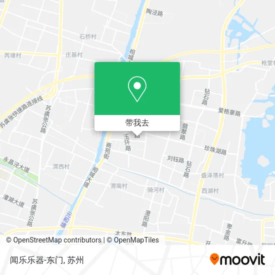 闻乐乐器-东门地图