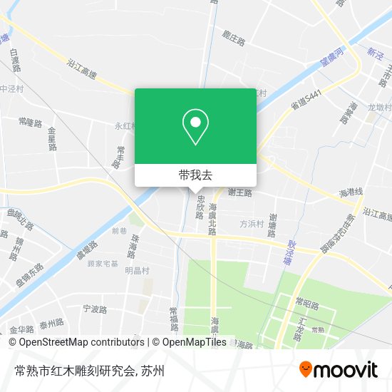 常熟市红木雕刻研究会地图