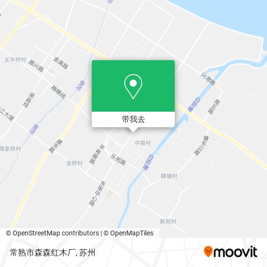 常熟市森森红木厂地图
