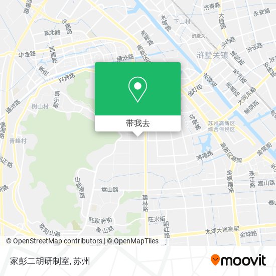 家彭二胡研制室地图