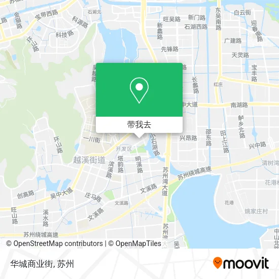 华城商业街地图