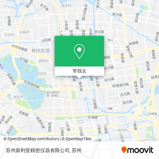 苏州新利亚精密仪器有限公司地图
