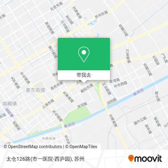 太仓126路(市一医院-西庐园)地图