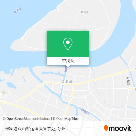 张家港双山客运码头售票处地图