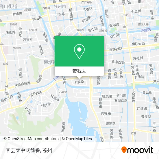 客芸莱中式简餐地图