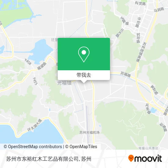 苏州市东裕红木工艺品有限公司地图