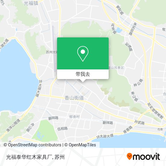 光福泰华红木家具厂地图