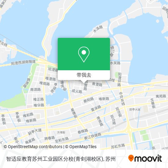 智适应教育苏州工业园区分校(青剑湖校区)地图