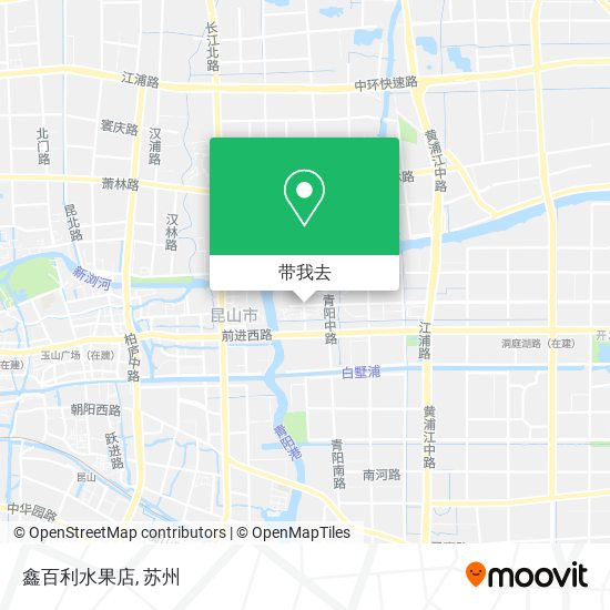 鑫百利水果店地图