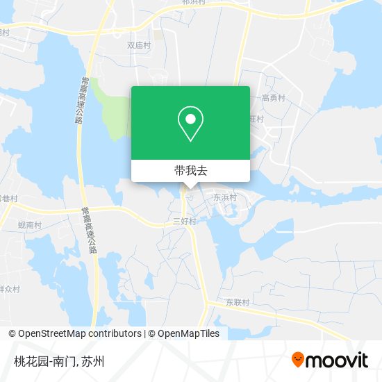 桃花园-南门地图