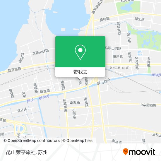昆山荣亭旅社地图