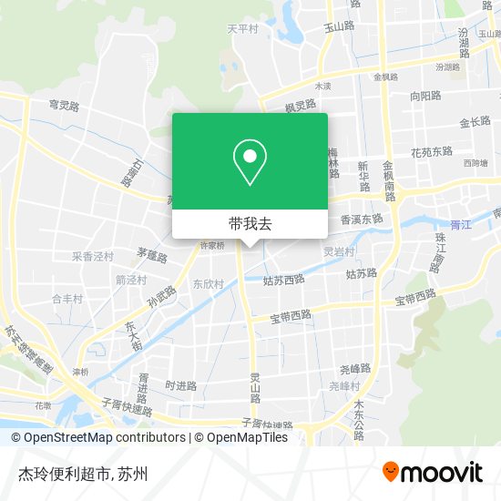 杰玲便利超市地图