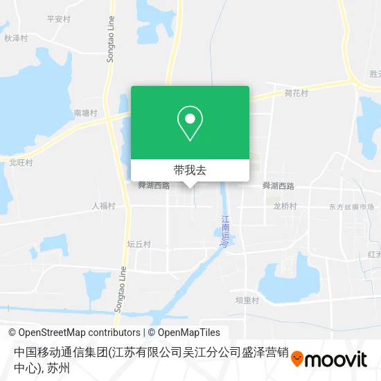 中国移动通信集团(江苏有限公司吴江分公司盛泽营销中心)地图