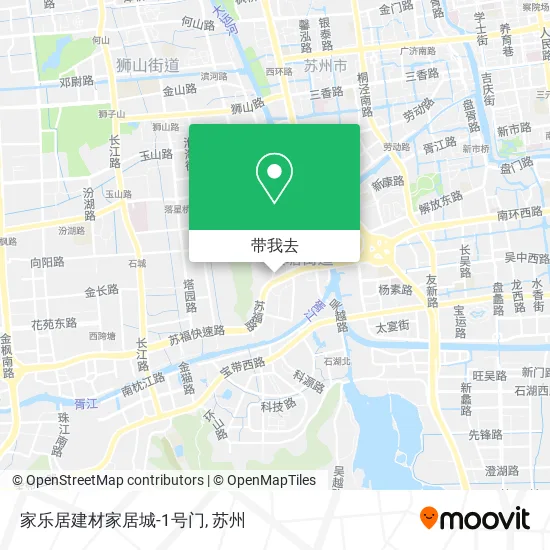 家乐居建材家居城-1号门地图