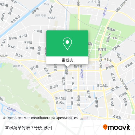 琴枫苑翠竹居-7号楼地图