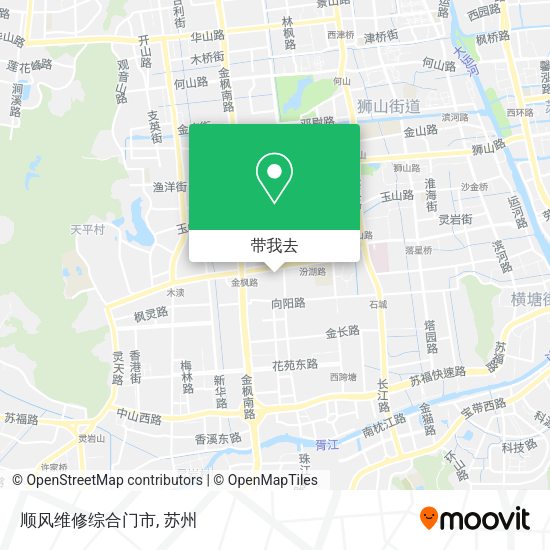 顺风维修综合门市地图