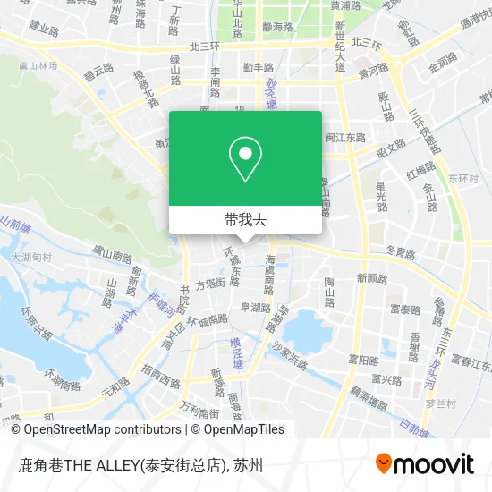 鹿角巷THE ALLEY(泰安街总店)地图