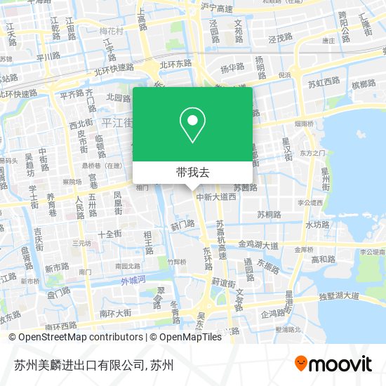 苏州美麟进出口有限公司地图