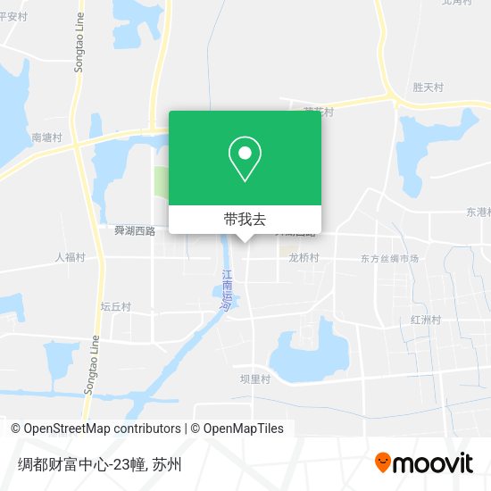 绸都财富中心-23幢地图