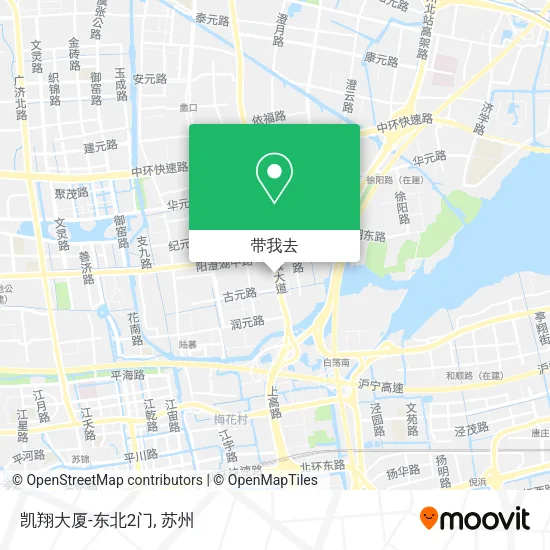凯翔大厦-东北2门地图