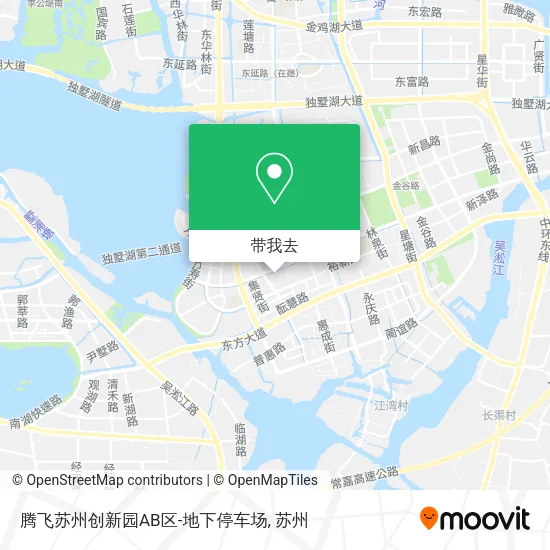 腾飞苏州创新园AB区-地下停车场地图