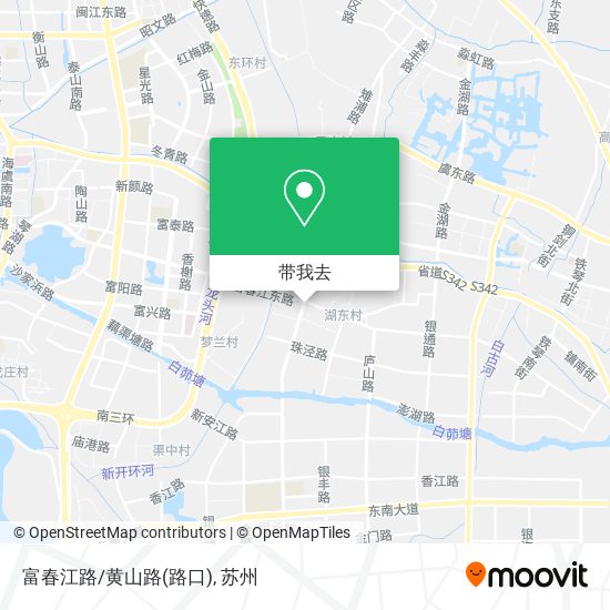 富春江路/黄山路(路口)地图