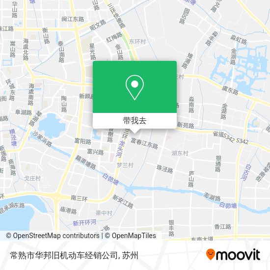 常熟市华邦旧机动车经销公司地图