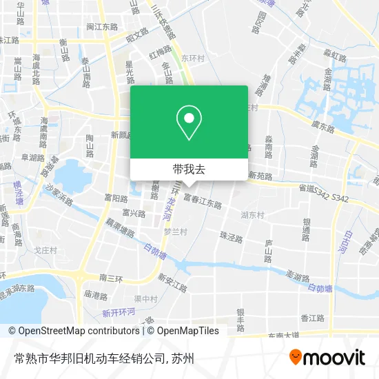 常熟市华邦旧机动车经销公司地图