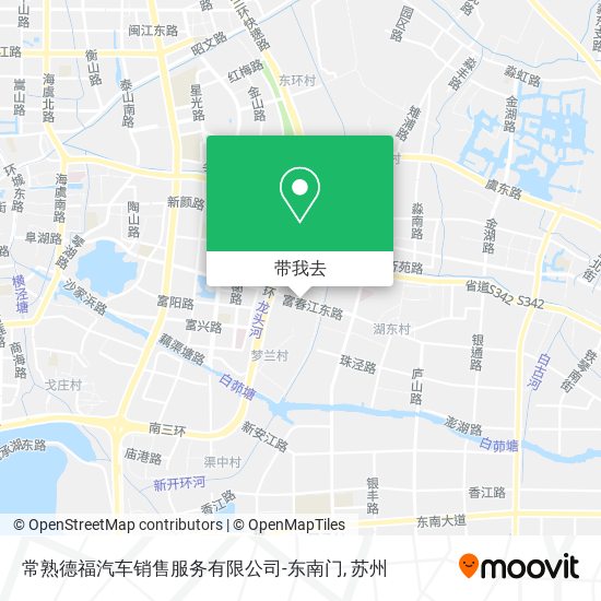 常熟德福汽车销售服务有限公司-东南门地图