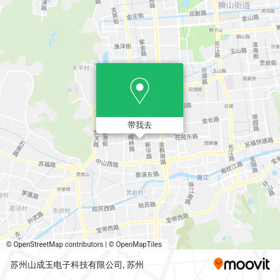 苏州山成玉电子科技有限公司地图