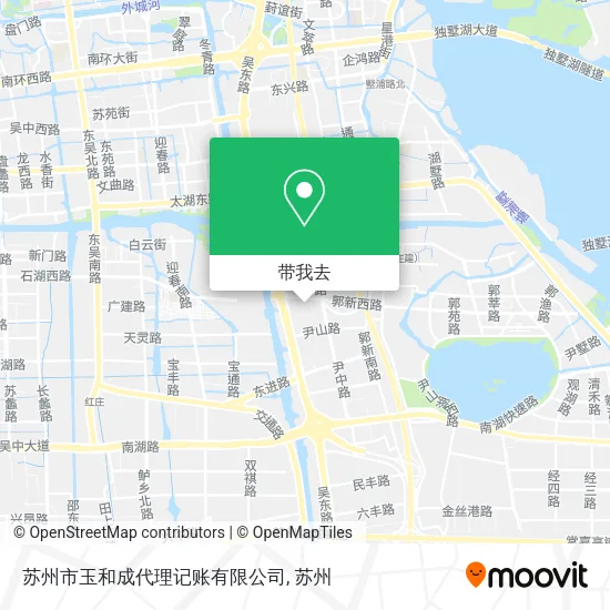 苏州市玉和成代理记账有限公司地图