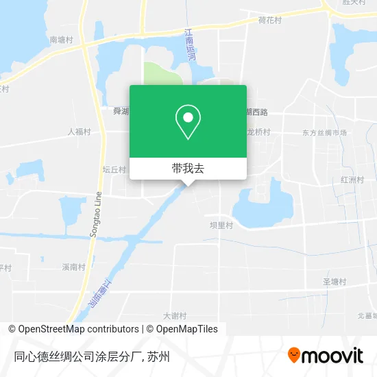 同心德丝绸公司涂层分厂地图