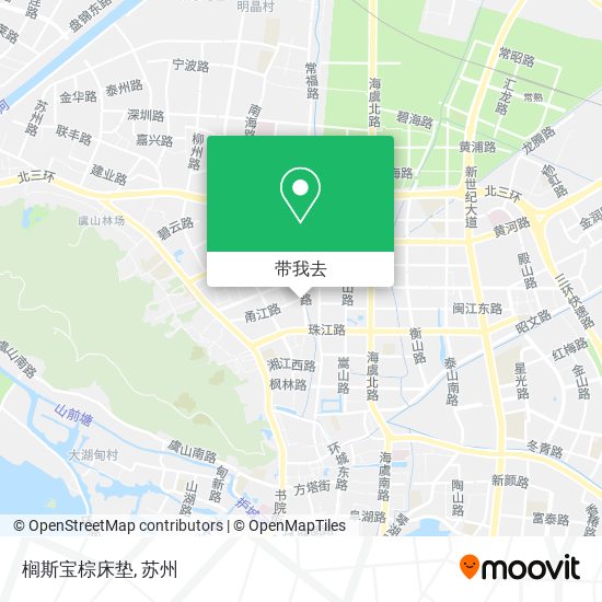 榈斯宝棕床垫地图