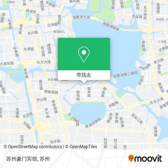苏州豪门宾馆地图