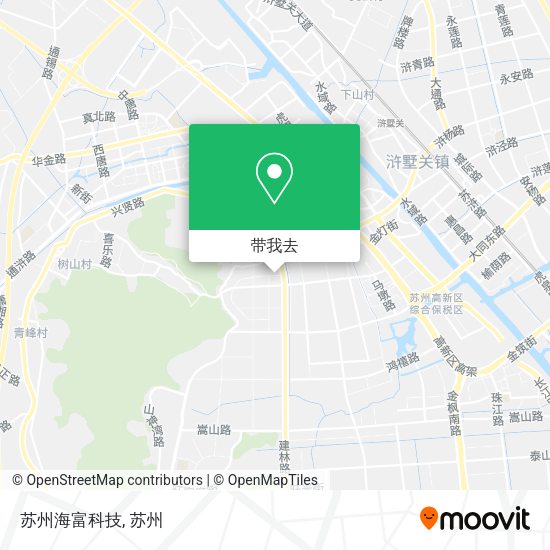 苏州海富科技地图