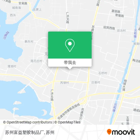 苏州富益塑胶制品厂地图