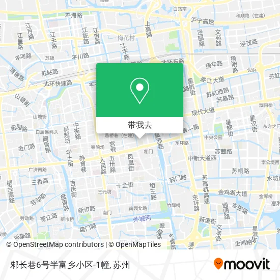 邾长巷6号半富乡小区-1幢地图