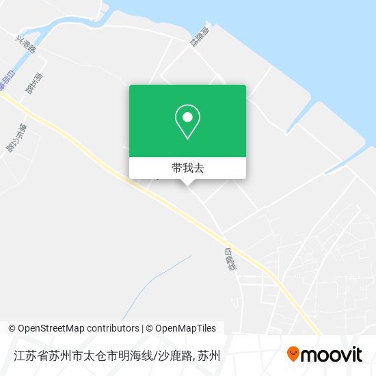 江苏省苏州市太仓市明海线/沙鹿路地图
