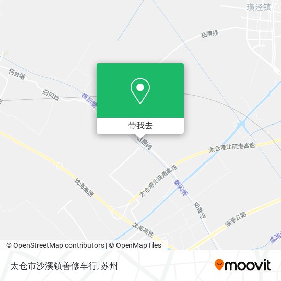 太仓市沙溪镇善修车行地图